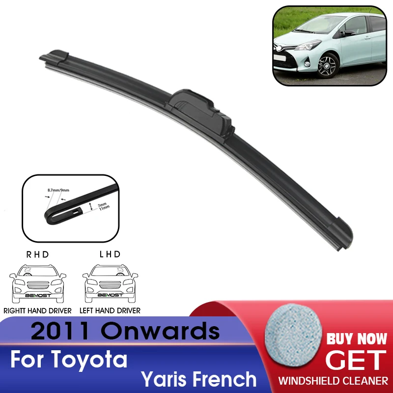 Car Wiper Blade Front Window Windshield Rubber Wiper For Toyota Yaris French 2011 Onwards LHD / RHD 28\