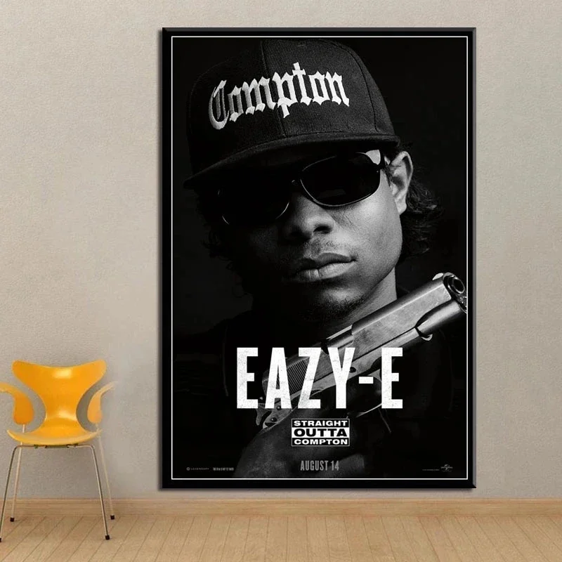 N.W.A Straight Outta Compton Hip Hop Music Rap Star Picture Art Home Decor Room Living Wall Decor Quality Canvas Painting Poster