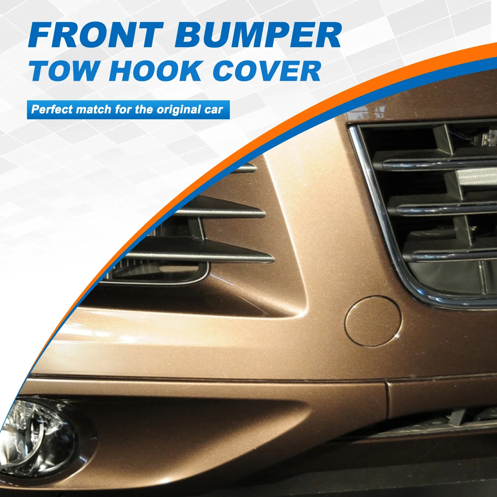 Voorbumper Trekhaak Cover Cap Voor VW Touareg 2011 2012 2013 2014 7P6807185 7P6807186 Trailer cover Auto Accessoires