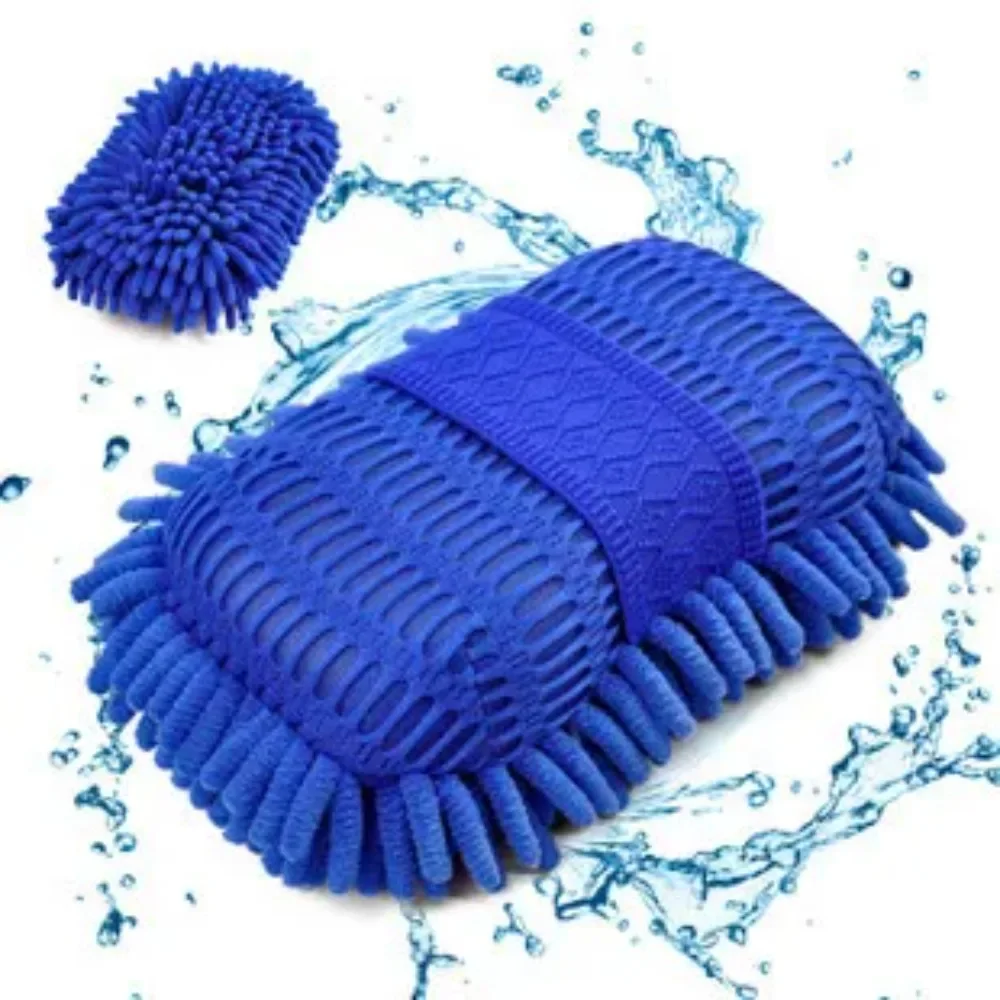 

Car Wash Gloves Ultrafine Fiber Chenille Anthozoan Microfiber Car&Motorcycle Washer Supplies Car Care Brushes Cleaning Tool