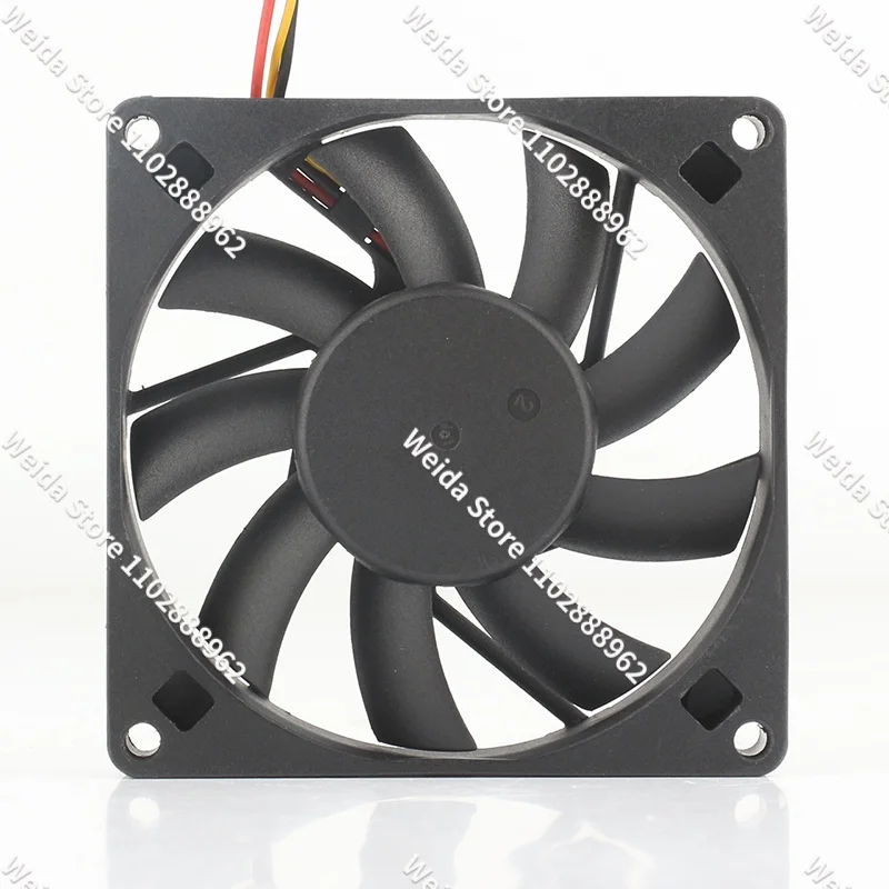 Original new ADDA 5V 24V 48V AC EC 8015 8CM 80X80X15MM double ball bearing 3-wire inverter AD0812MB-D72 cooling fan DC 12V 0.13A