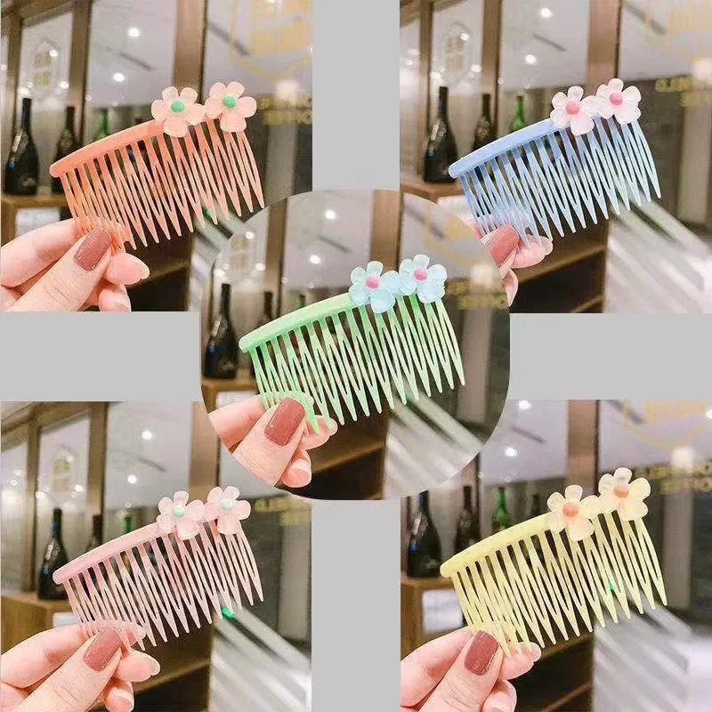 Cute Girls Hair Clips Baby Insert Comb Children Hair Organizer Cartoon Bangs Ornament Little Girl Headwear Kids Hair Accessories