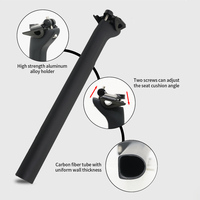 D-Shape Carbon Fiber Seatpost 15mm Offset for Colnago C64 C68 & for Cervelo V3Rs V3 V4Rs Bike Seat Post 183g Bicycle Seatpost