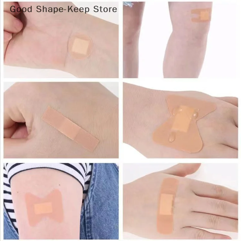 

50Pcs Finger Waterproof Bandage Breathable Wound Dressing Medical Tape Emergency Bandaids for First Aid