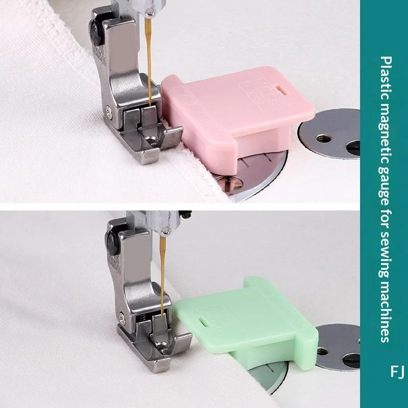 [YU]GP30 Strong Magnetic Sewing Guide Ruler Non-Slip 2.6cm Quilting Foot Presser Foot Alignment Tool With Shockproof Pad
