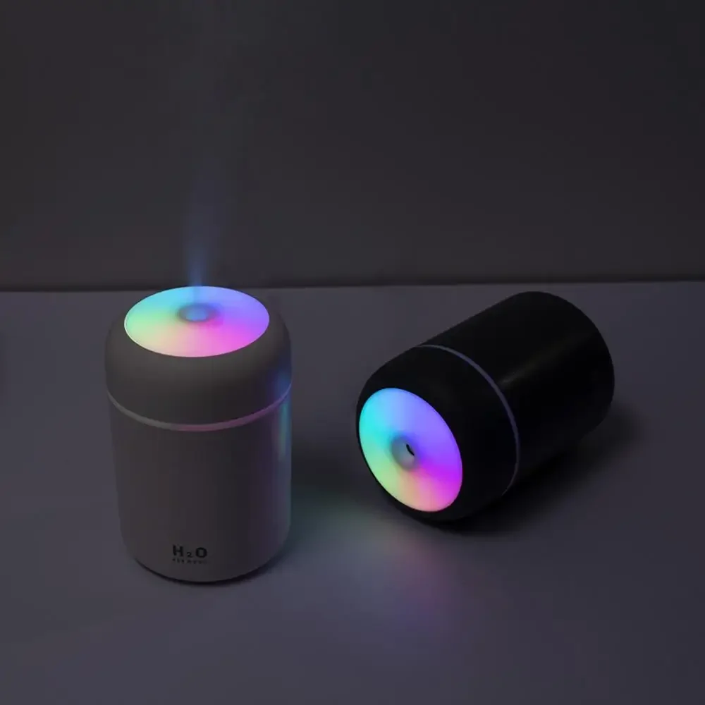 300ml Air Humidifier USB Ultrasonic Aroma Essential Oil Diffuser Romantic Soft Light Humidifier Mini Cool Mist Maker Purifier