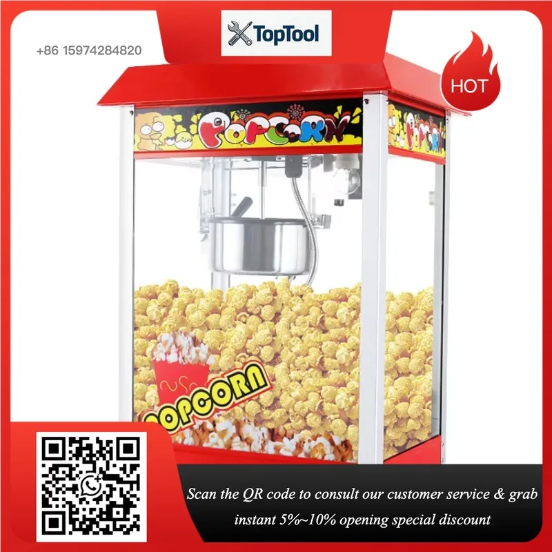 Commercial Automatic Caramel Popcorn Vending Machine Easy to Operate with Motor for Small Catering Bakery by sea