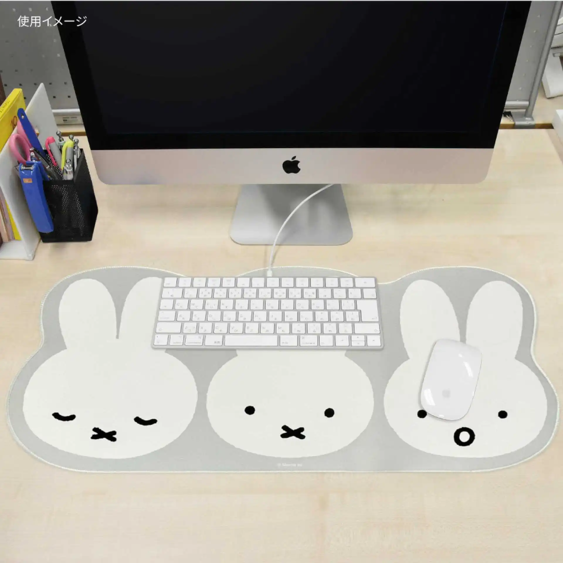 Japanese Japanese Miffy Mouse Pad Cute Computer Desk Mat Office Keyboard Mat Student Desk Pad Kawaii Anime Large Gaming Mousepad Desk - Aliexpress Deal