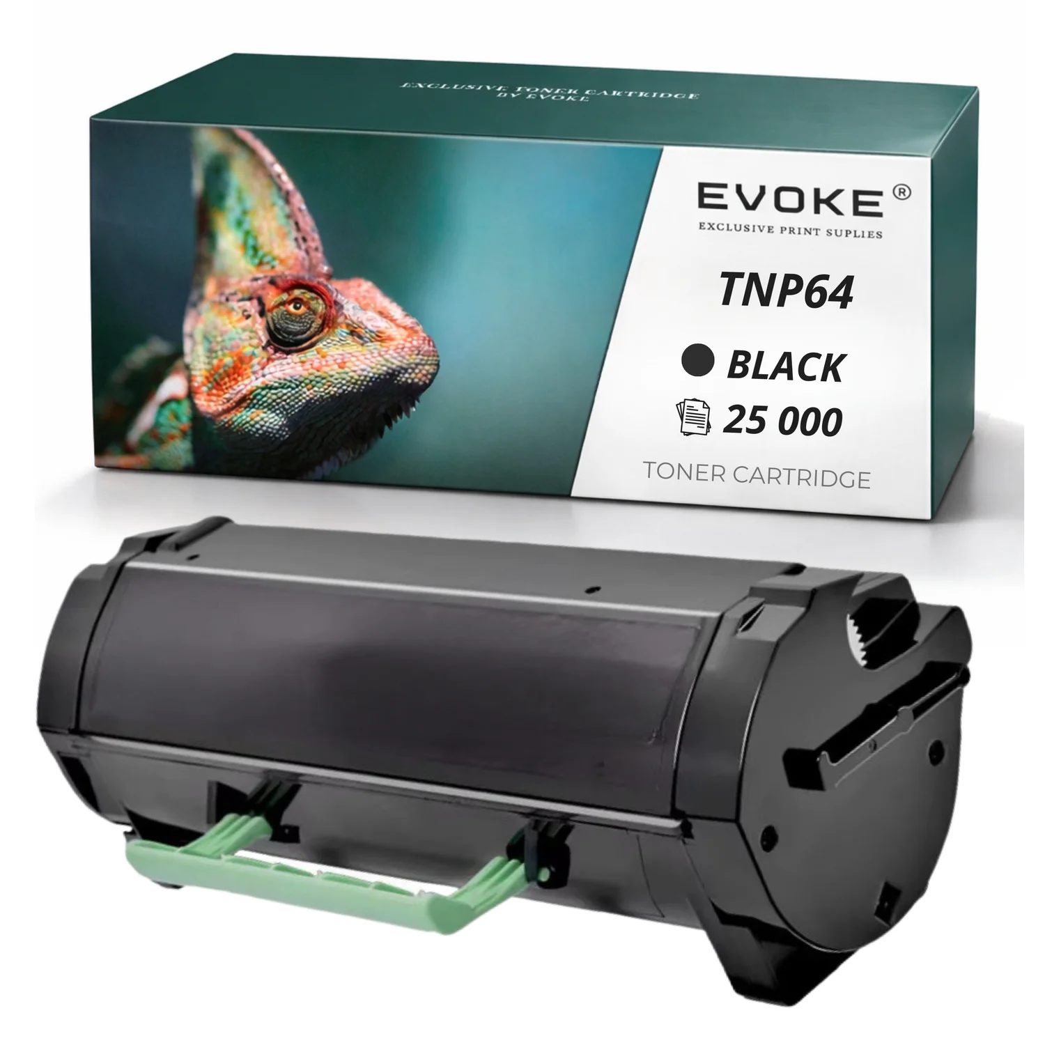 Evoke Compatibele Toner voor Konica Minolta Tnp-64 Tnp64 Aae1011 Zwart 25000 Pagina's Bizhub 4052/4752