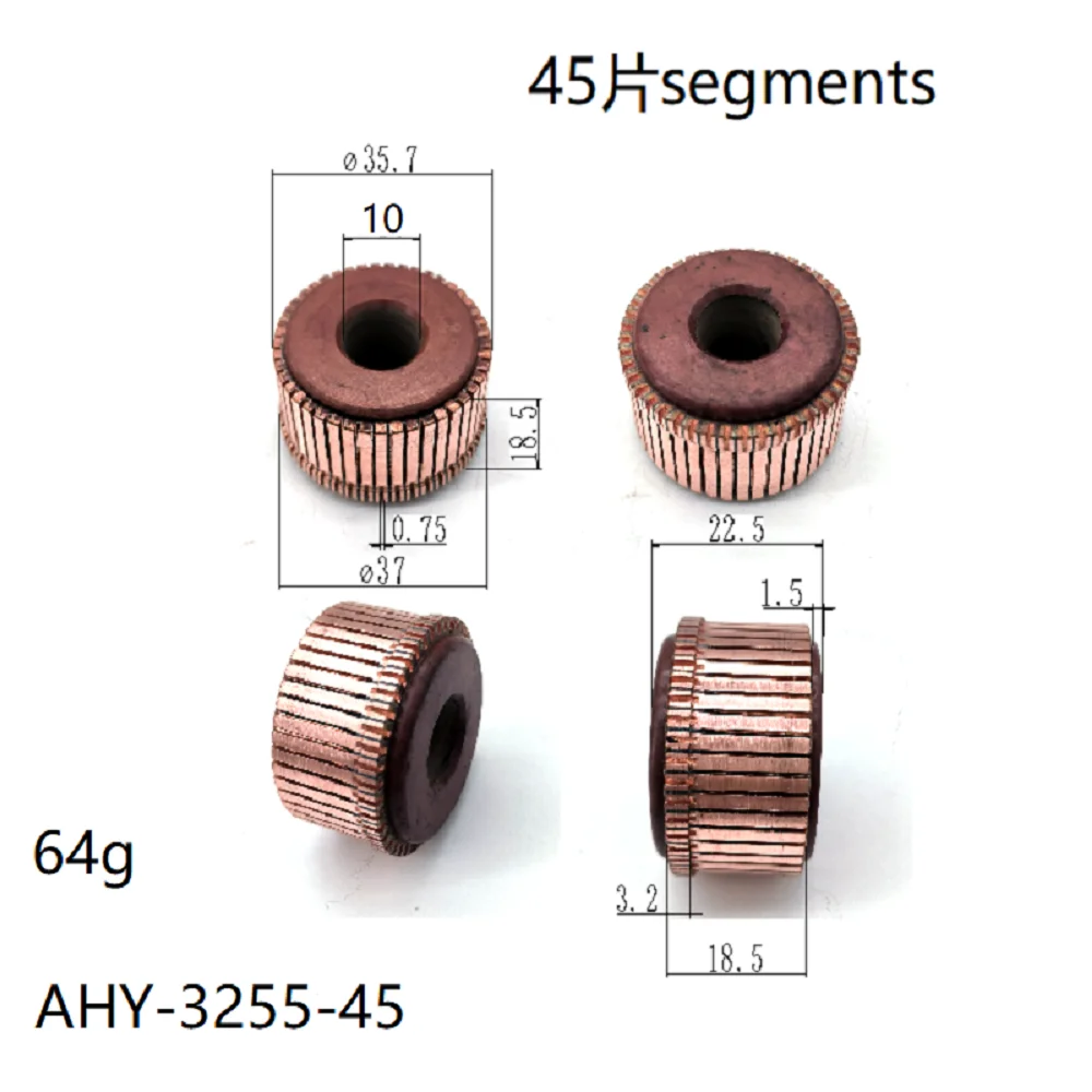 35.7*10*18.5*45P Commutator Ahy-3255-45