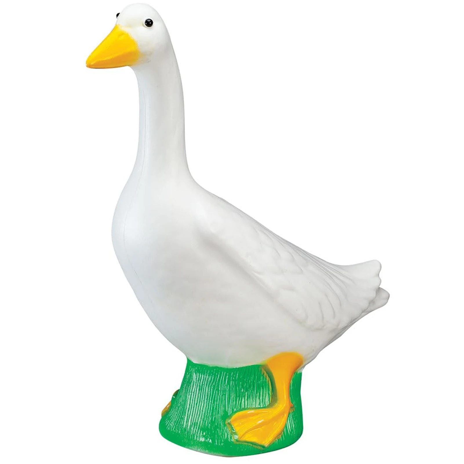 18 cm weiße Gans-Gartendekoration, einzigartige Tierstatue für den Außenbereich, Gartenlandschaft, für Hausdekoration, Tierfiguren, Geschenk – Detail 6