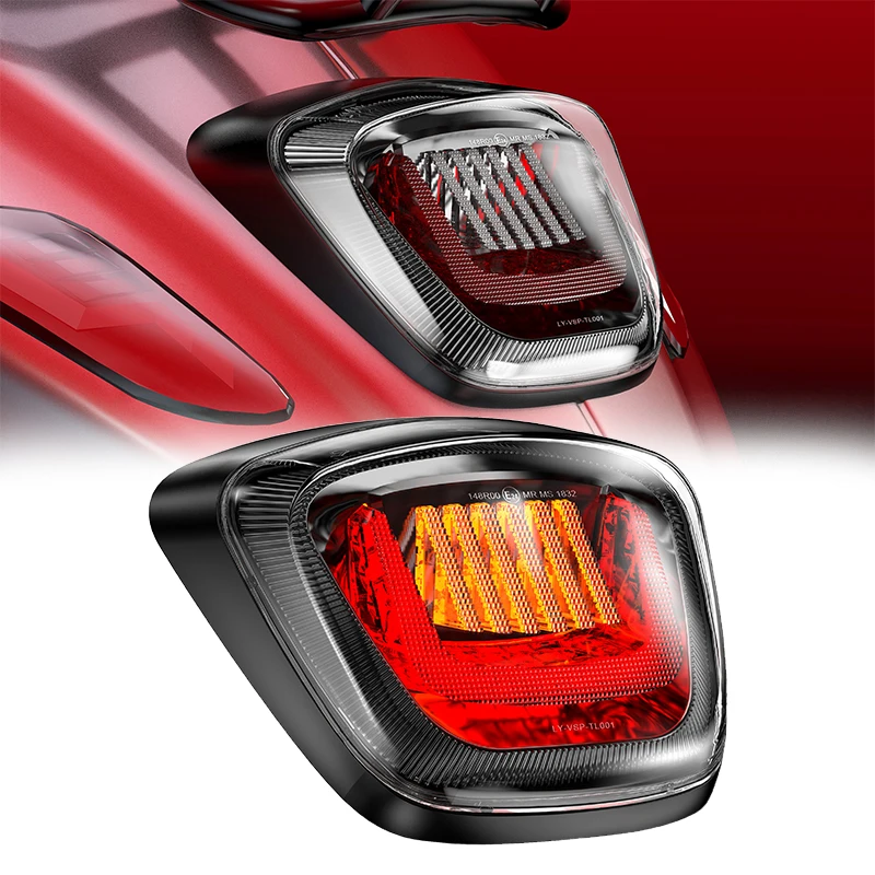 

Motorcycle Led Tail Light LED Brake Rear Lights Stop Brake Lamp For Vespa Sprint150 Primavera Sprint 150