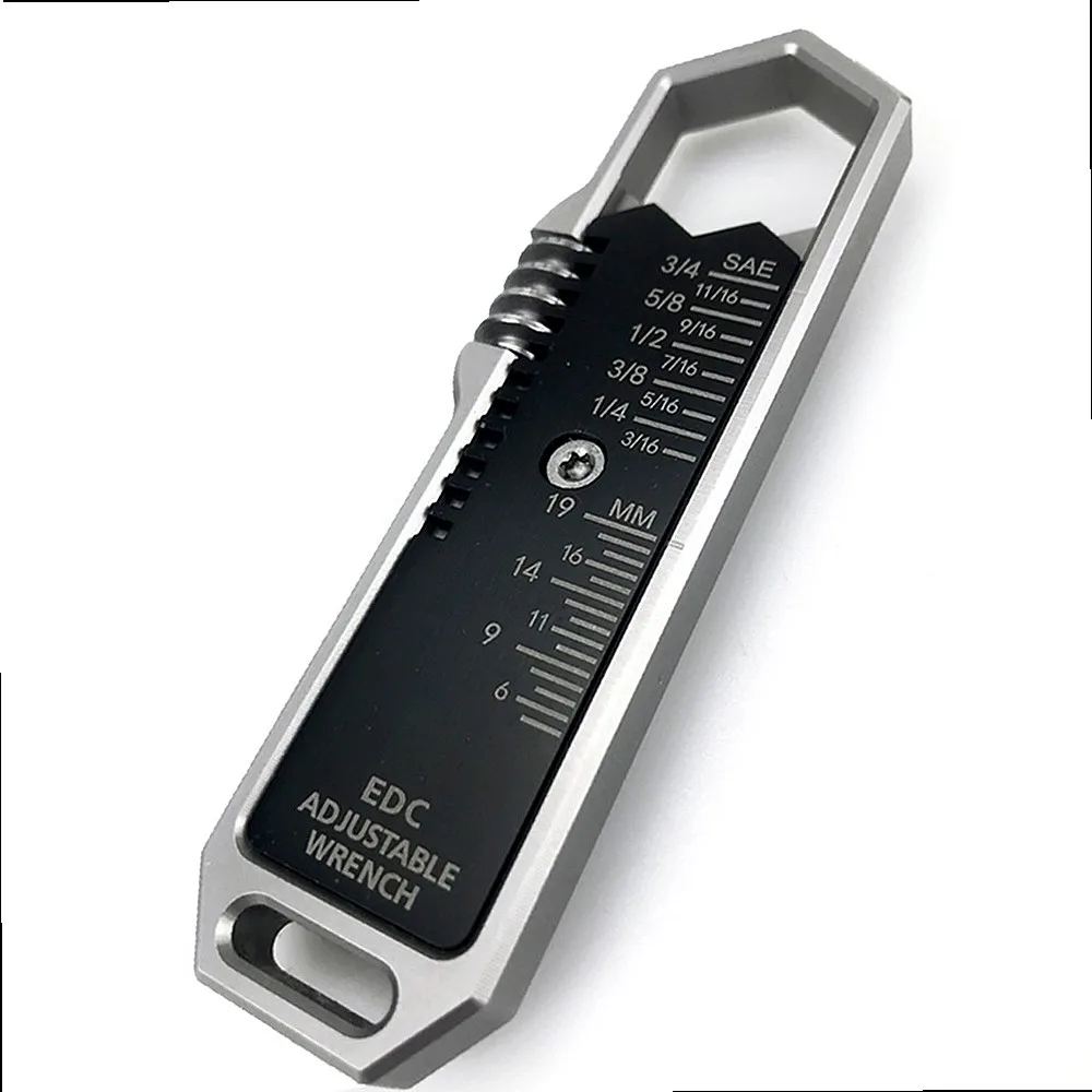EDC Wrench Tactical Portable Multifunctional Folding Tool Adjustable Wrench