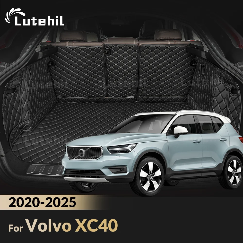 

For Volvo XC40 2020-2025 2024 2023 2022 2021 Auto Full Coverage Trunk Mat Car Boot Cover Pad Cargo Liner Interior Accessories