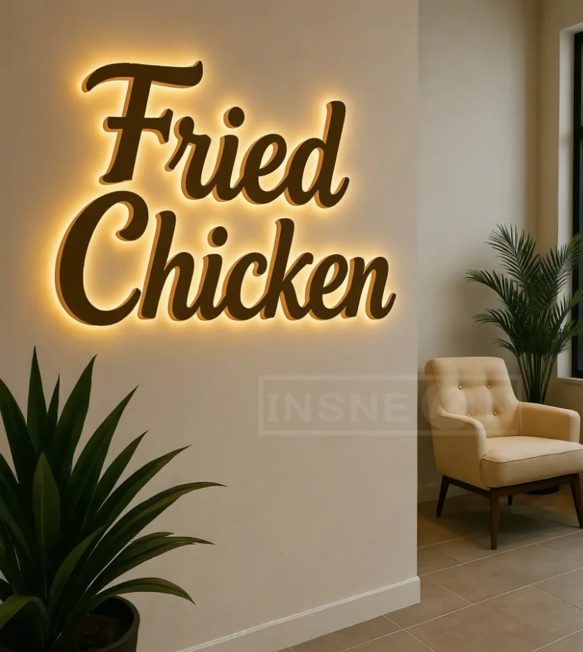 علامة الأعمال شعار مضيئة مخصص مصباح ليد شركة جدار رسالة العلامة التجارية لافتة رسائل لافتات الإعلان الإنجليزي النيون ثلاثية الأبعاد