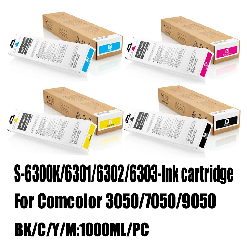 

Чернильный картридж S-6300 S-6301 S-6302 S-6303 для принтеров RISO Comcolor 3050 7050 9050 3010 7010 9010