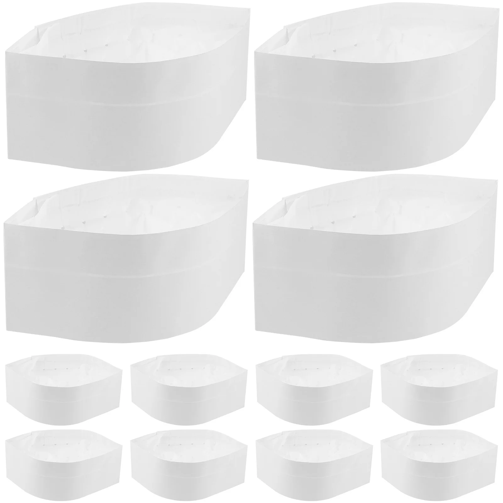 Gorros de Chef de 20 piezas, gorros de papel desechables para cocinar, restaurante, panadería, cocina, gorro de servicio de comida, uso para barbacoa al aire libre, protección segura