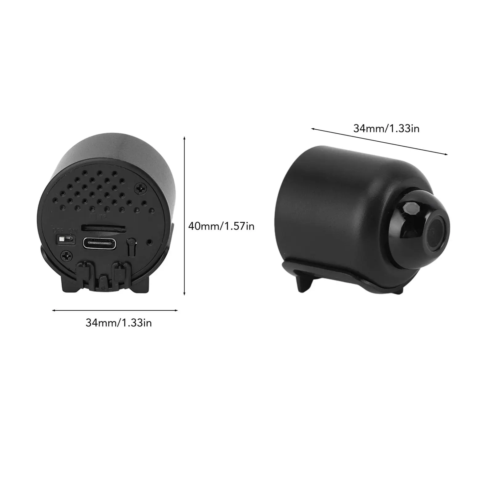 Wireless Security Camera 1080P Mini Security Camera Wifi 140 Degree Wide Angle Motion Detection Loop Recording for Home Office