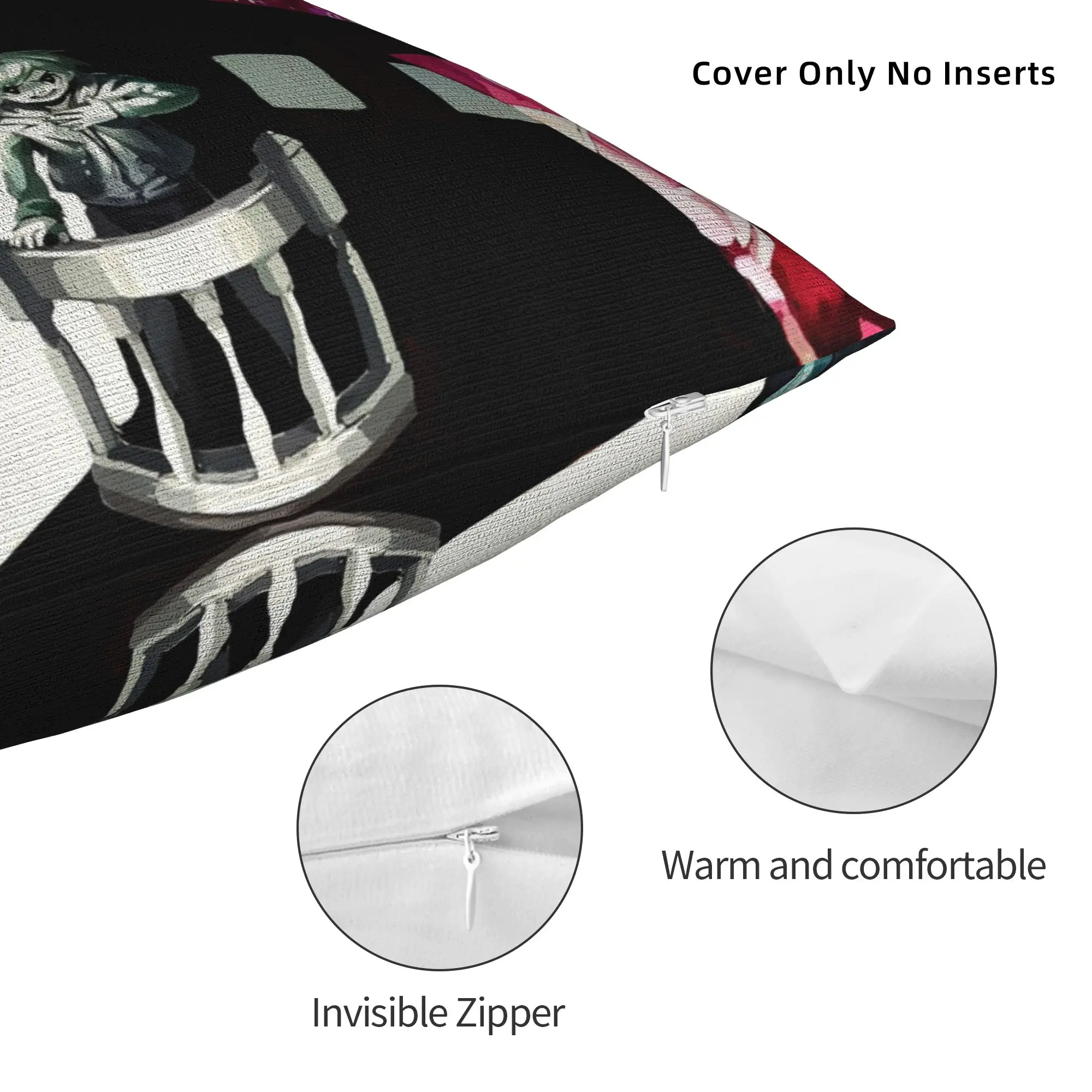 المخدة الزخرفية Danganronpa انمي ياباني اكسسوارات المنزل رمي كيس وسادة غطاء مربع أحجام متعددة