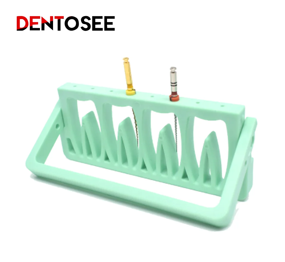 

8 Holes Dispenser Endodontic Files Drill Storage Stand Holder Dental Endo Root Canal Dental Lab Instrument Bur Rack