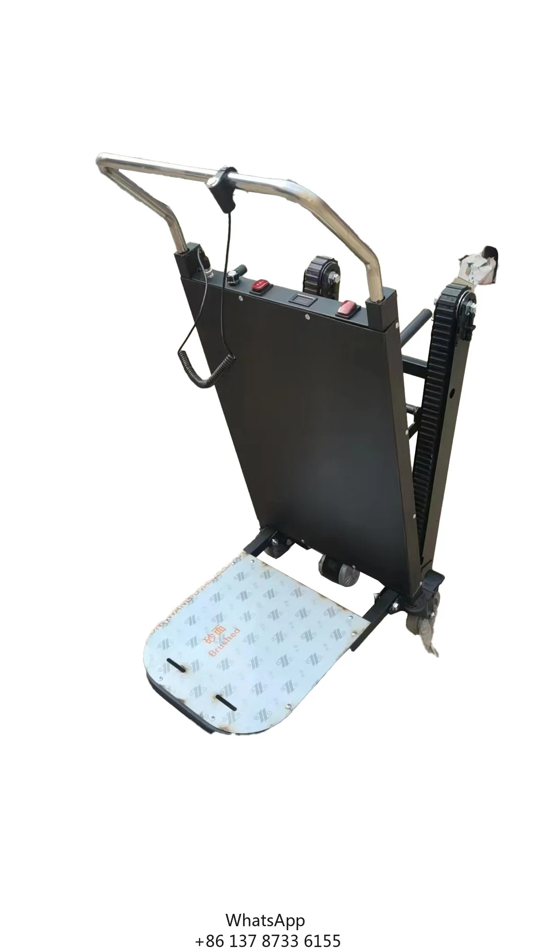 High Quality Electric Crawler-Type Stair Climbing Machine Foldable Steel Platform 260-400KG Capacity Material Handling Equipment
