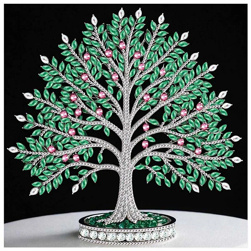 DIY kleine Bäume, spezielle Form, Diamant-Kunst-Malerei-Set für Erwachsene, Anfänger, Kristall-Diamant-Punkt-Set für Zuhause, Wanddekoration, Geschenk