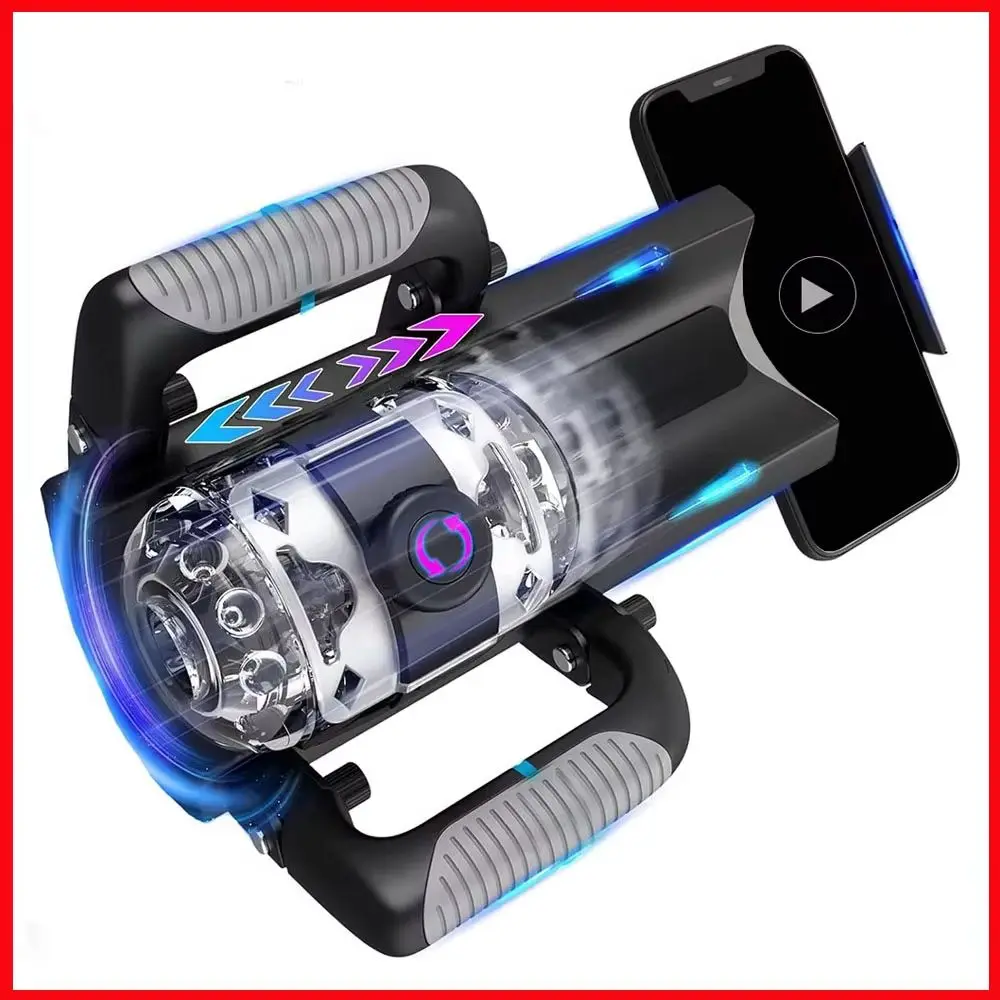 Male Masturbation Cup 12cm 6-Segment Fixed Telescopic One Key Burst Auto Thrust Masturbator Endurance Trainer Adult Sex Toys