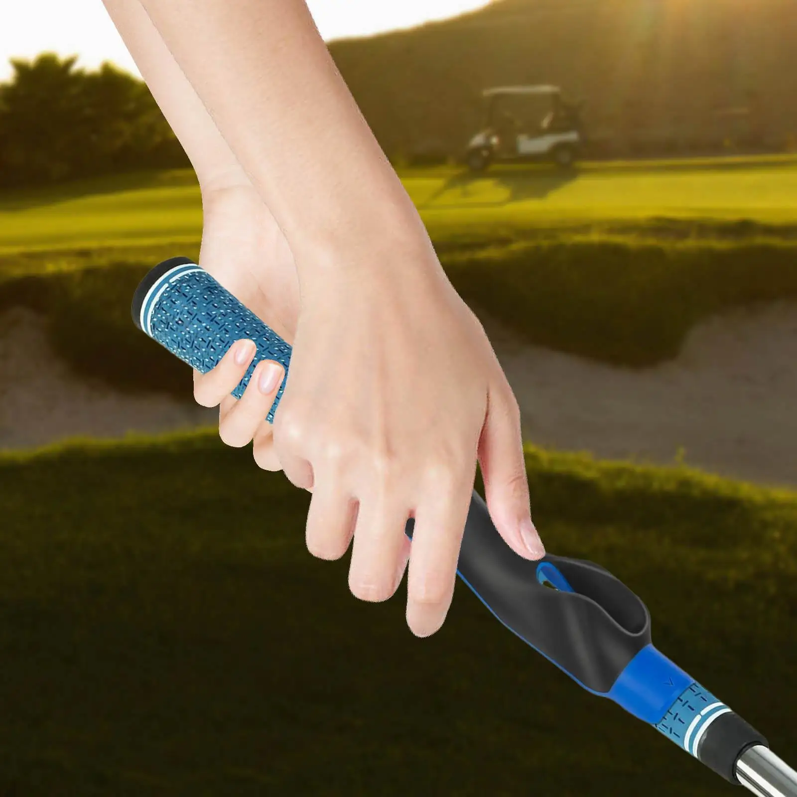 Golf Grip Trainer Attachment Compact Swing Aid Men Women Warm Up Tool for Golf Practice Equipment