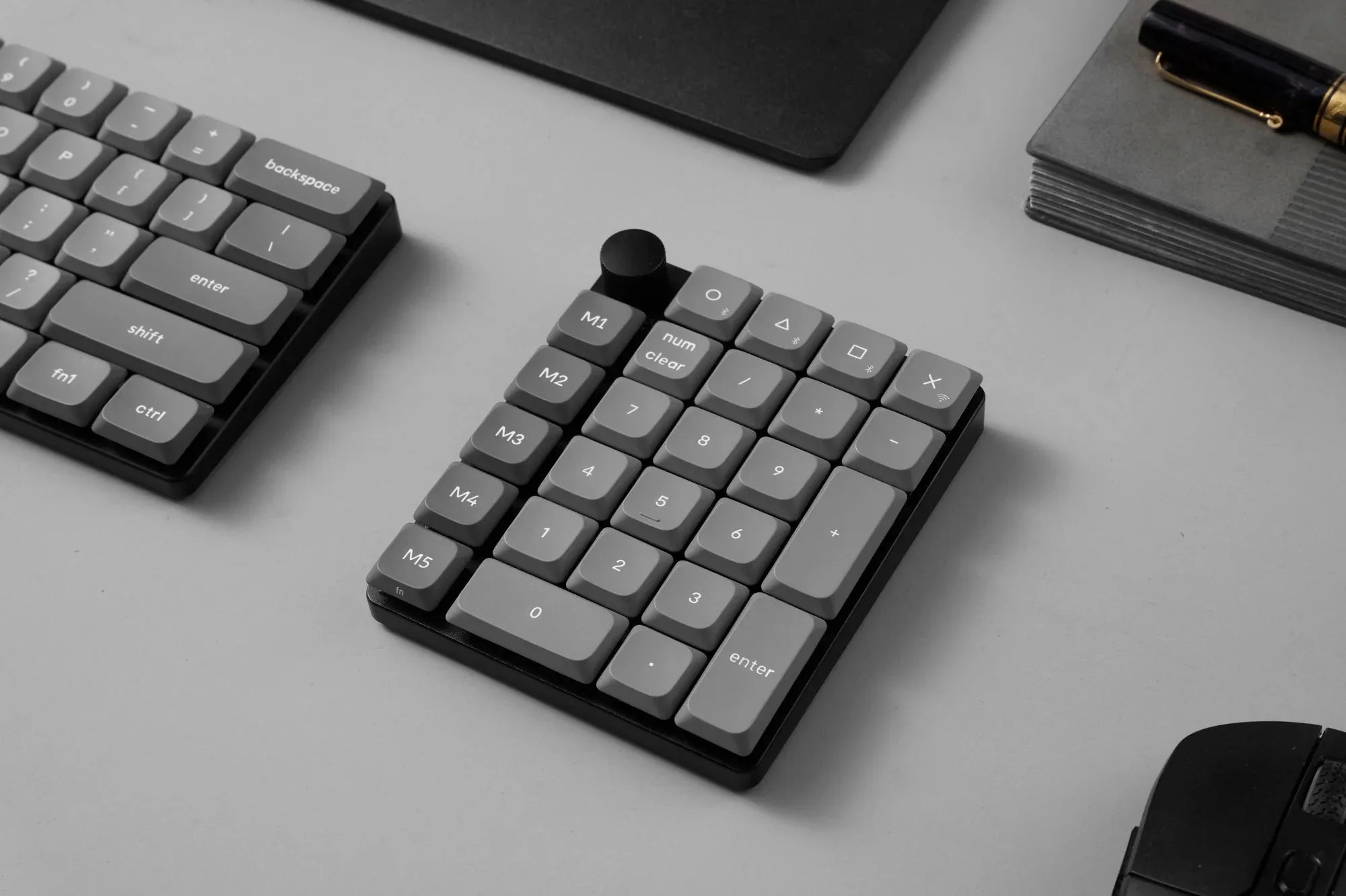 Keychron K0 Max QMK Wireless Custom Number Pad Acoustic Foams Hot-Swappable Low-Profile Mechanical Switch