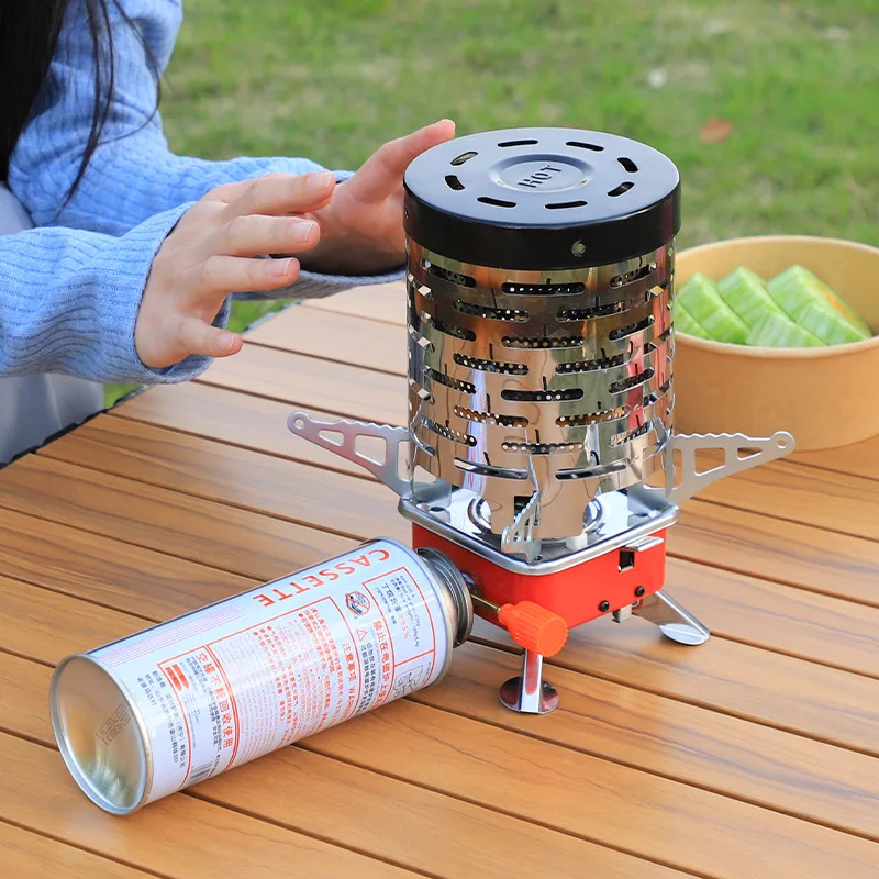 Stainless Steel Heating Cover Outdoor Camping Heating Stove Infrared Heater Camping Baking Stove Cassette Baking Stove
