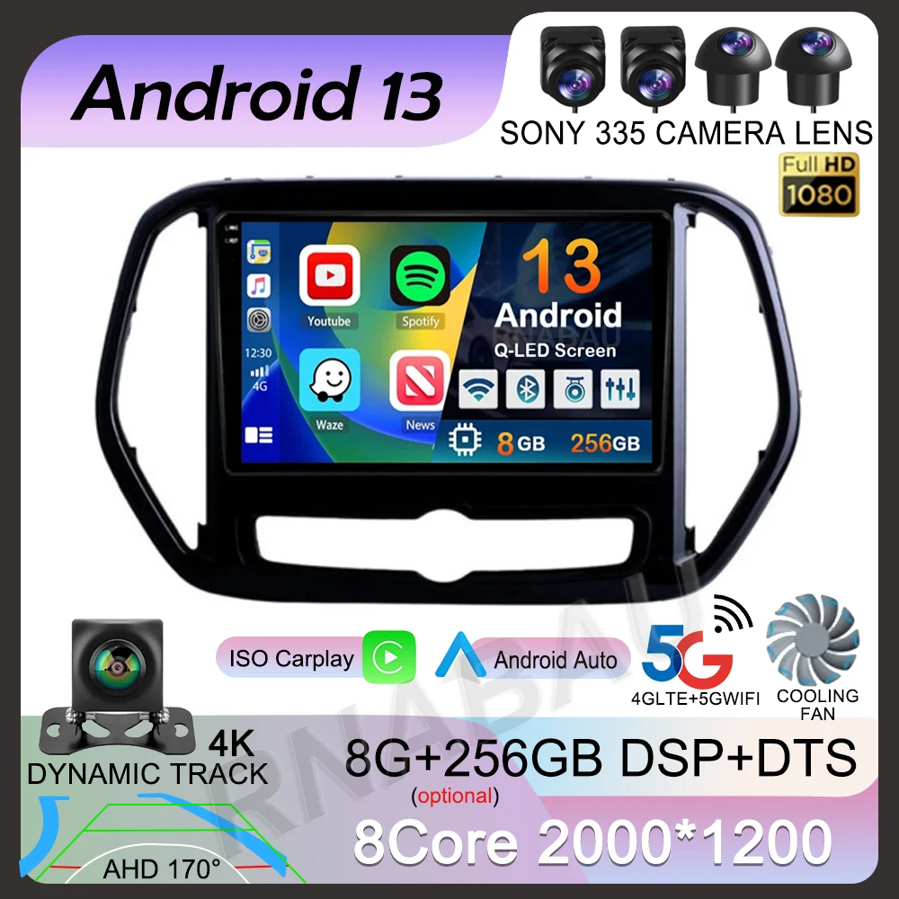 

Android 13 Carplay Auto Car Radio For Chery Jetour X70 X70M 2018-2021 Multimedia Video Player Navigation Head Unit DSP Stereo BT