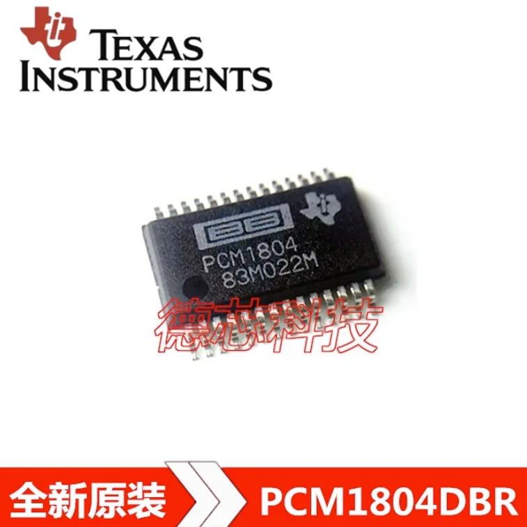 1pcs /LOT New  PCM1804DBR  PCM1804DB  PCM1804   SSOP-28 Digital to analog converter  DAC   Chip IC New Original