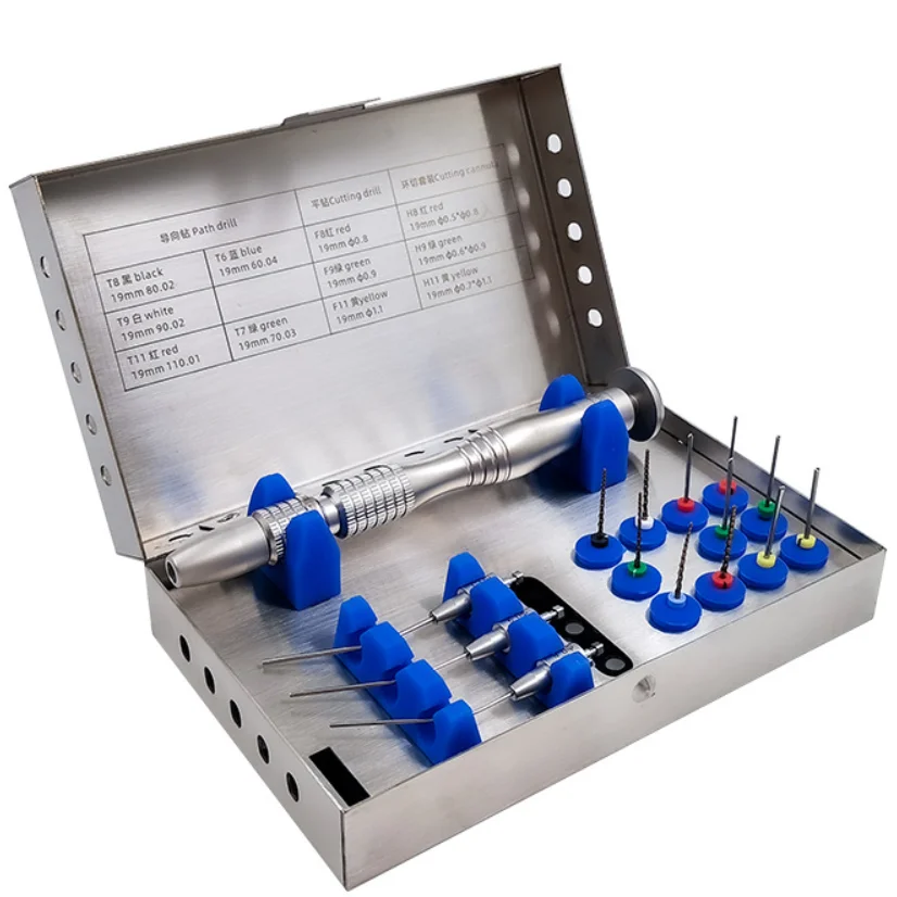 Manual Dental Equipment Root Canal File Extractor Removal System Kit Broken Endo Files Tool Remover Three Tips