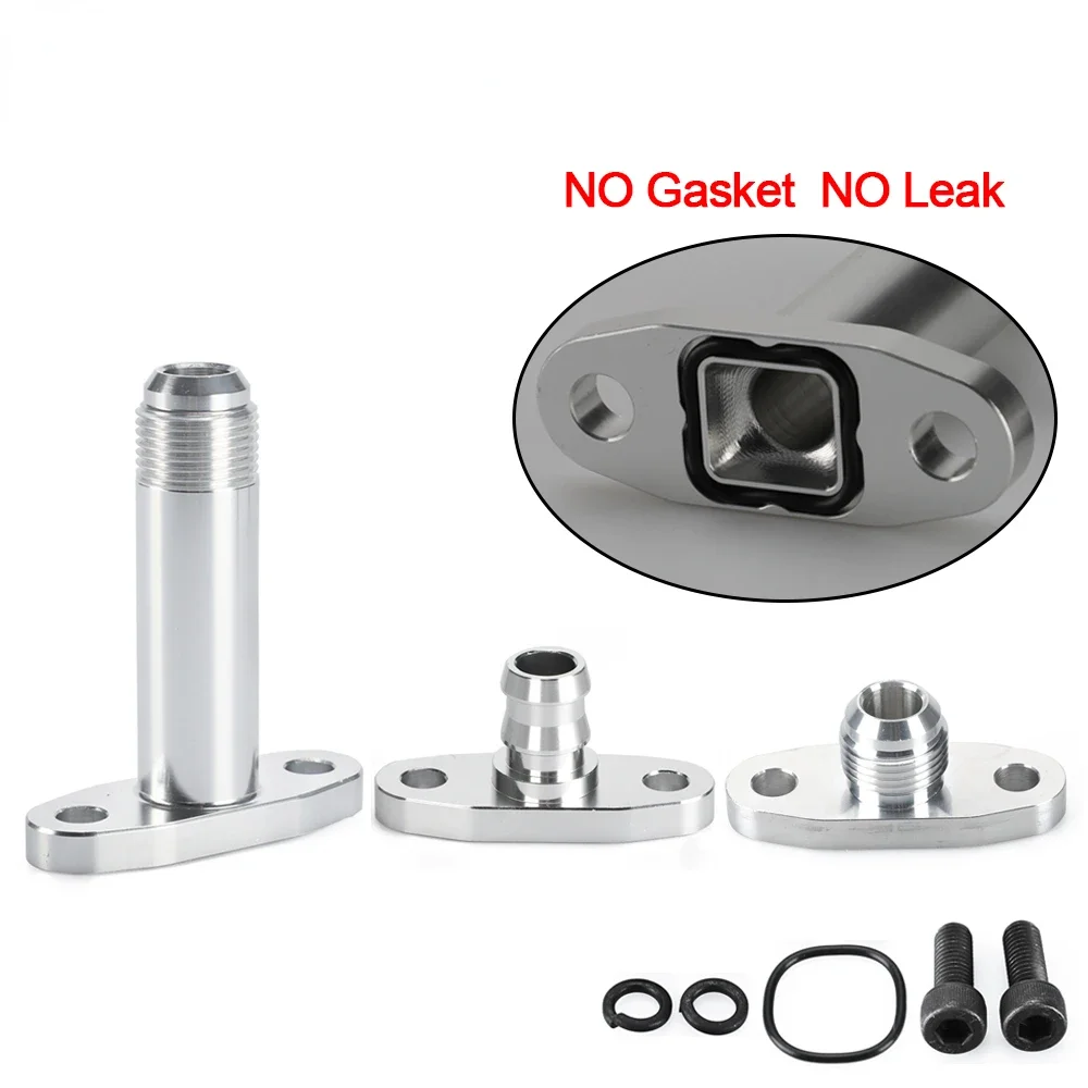 

For garrett T3 T4 GT28 GT30 GT35 T25 An10 2" 51 Turbo Oil return Drain Return Flange Adapter electric turbo Process Leakproof