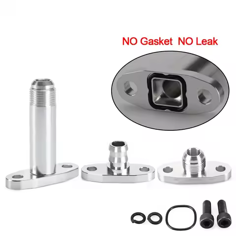 For garrett T3 T4 GT28 GT30 GT35 T25 An10 2" 51 Turbo Oil return Drain Return Flange Adapter electric turbo Process Leakproof