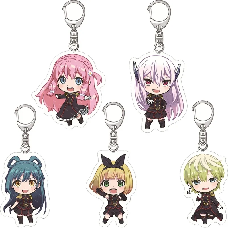 Chained Soldier Acrylic Keychain – Okawamura Nei Yamashiro Ren Azuma Himari Wakura Yuuki Figure Pendant, Cute Anime Gift for Fan