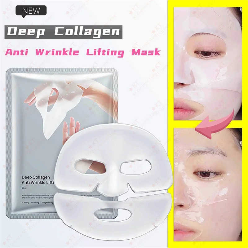 

Deep Collagen Anti Wrinkle Lifting Mask Collagen Face Mask Overnight, Deep Collagen Mask for Lifting Firming Moisturizing