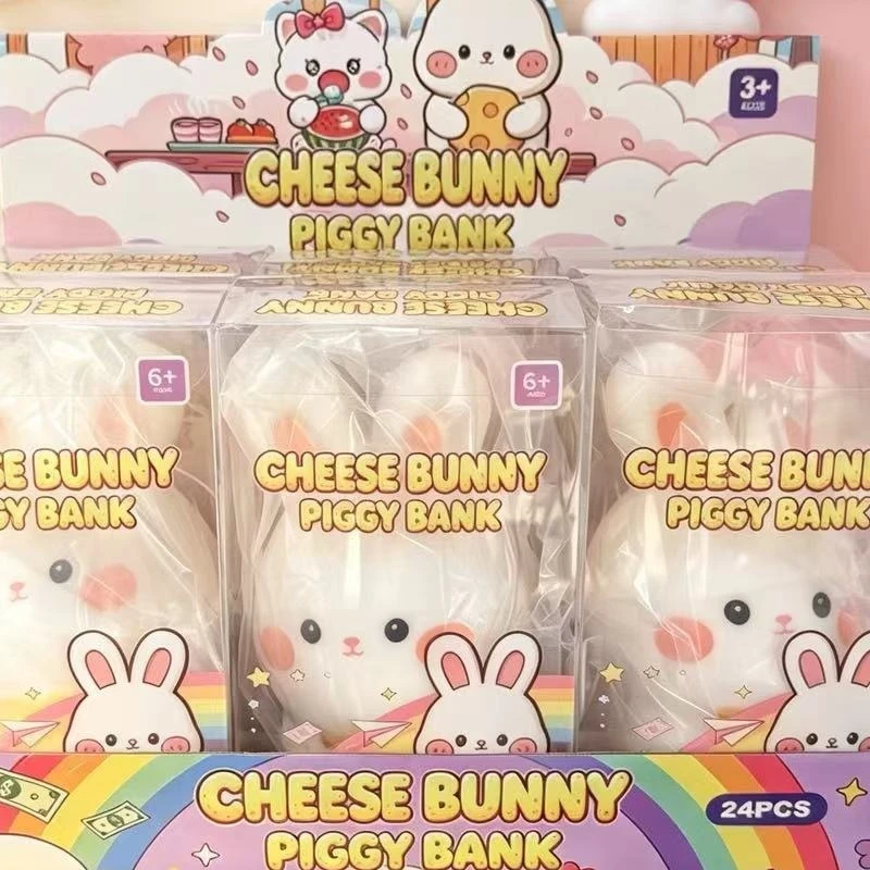 Kawaii Adult Child Flour Rabbit Molding Fun Animal Slow Rebound Squishy Stress Reliever Toys Little Toys for Kids Birthday Gifts