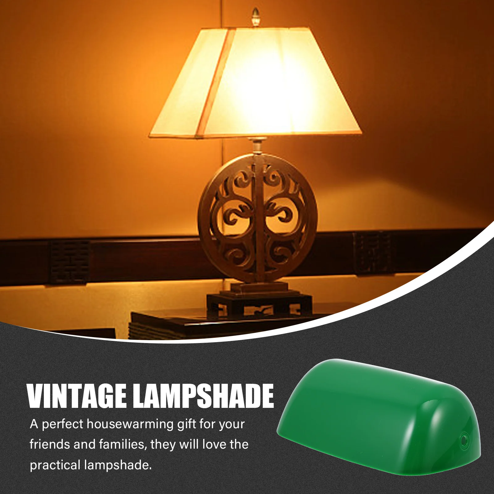 

2 шт. ретро абажур для домашнего настольного светильника, прочный пластиковый декоративный аксессуар, абажур, крышка настольной лампы, винтажный абажур