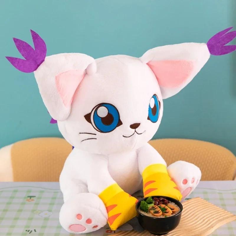 新しいデジモンアドベンチャーぬいぐるみ Tailmon アクションフィギュア漫画ぬいぐるみ座位人形ソフト枕ルーム装飾おもちゃギフト