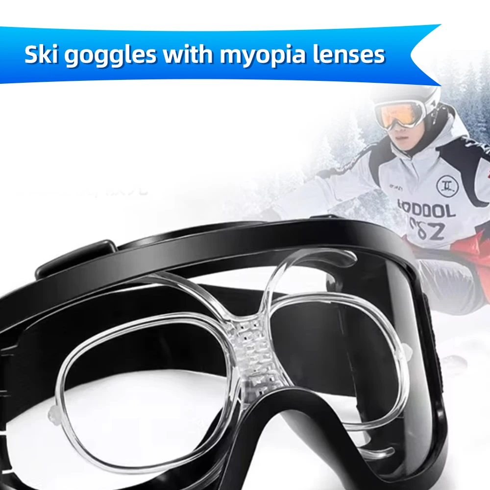 

VR-очки для катания на лыжах с индивидуальными линзами и оправами для коррекции близорукости, астигматизма и пресбиопии