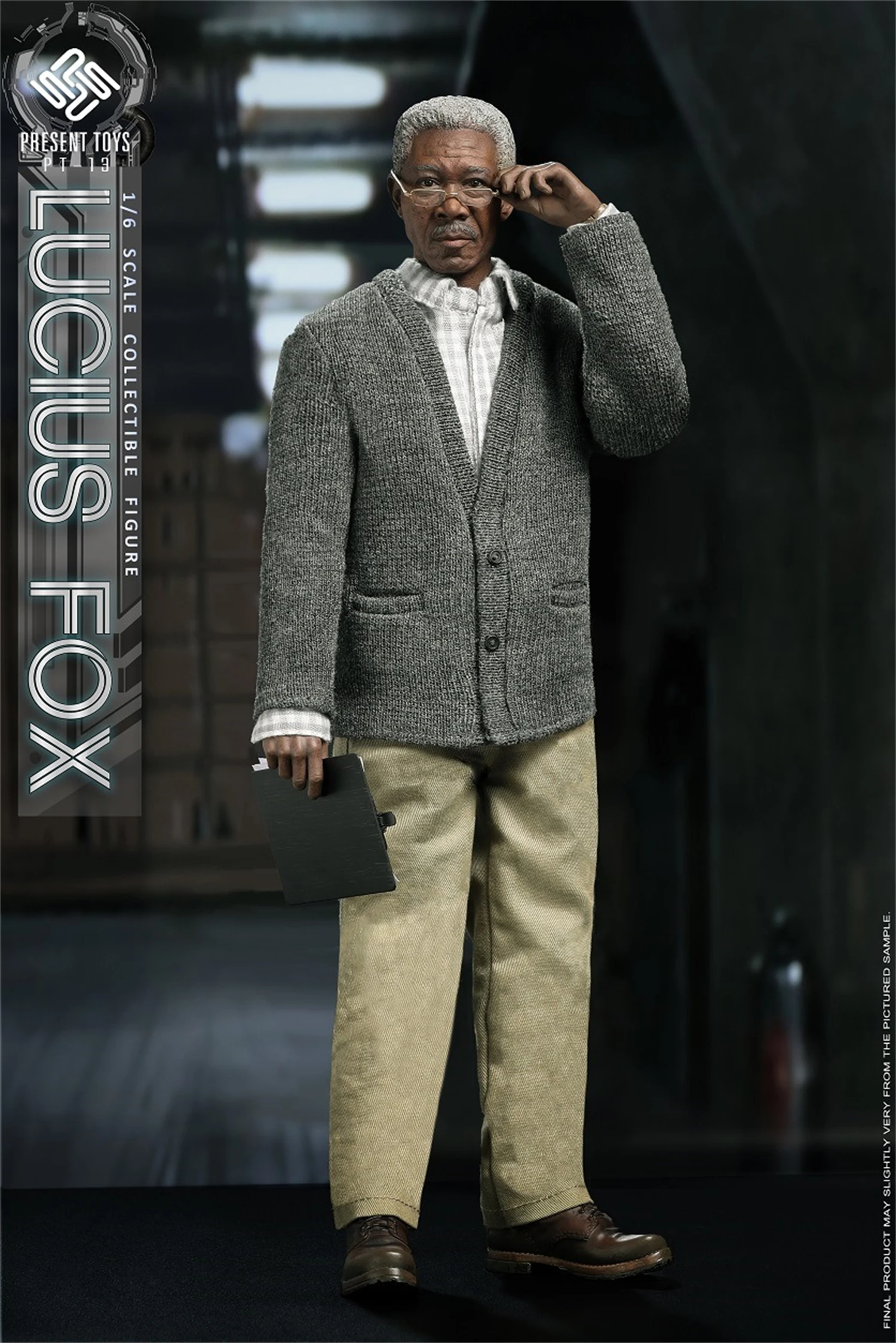 1/6 scale Present Toys PT-SP13 Morgan Freeman American Star Male Soldier Suit Model Collection 12Inch Action Figure Body Doll 