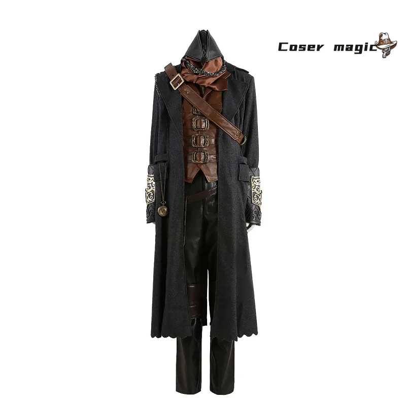Gehrman ハンターコスプレ衣装ゲーム Bloodborne 制服ハロウィンカーニバルパーティークリスマス演劇役割服服男性のための