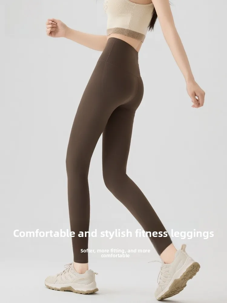  Person Fitn Pants High Waist Yoga Trousers Women's Spor Slimming arkskin Pants Autumn Season Bum Lifting Function