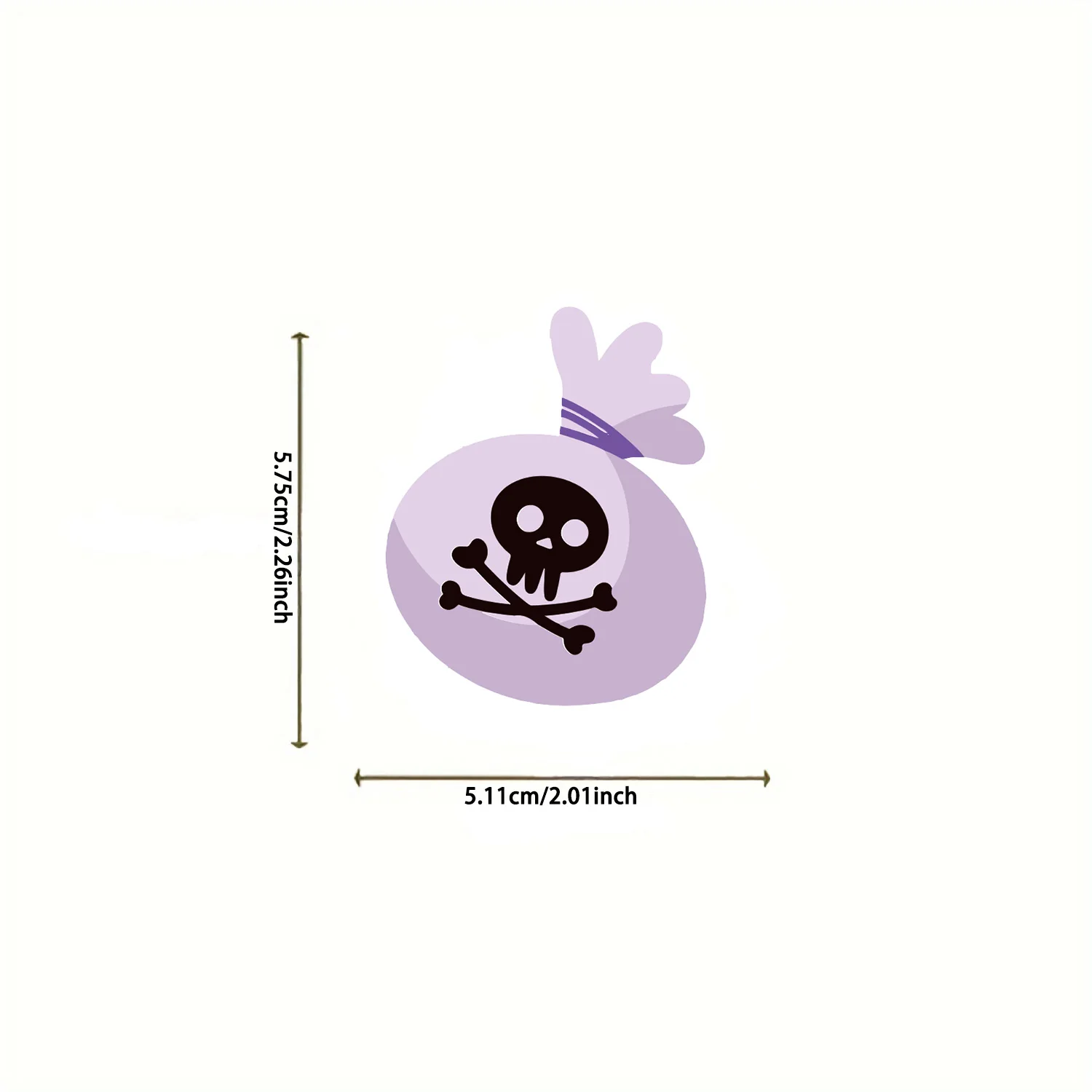 50Pcs Halloween-Themed Stickers Featuring Skeletons, Pumpkins, And Ghosts for Winter Celebrations.
