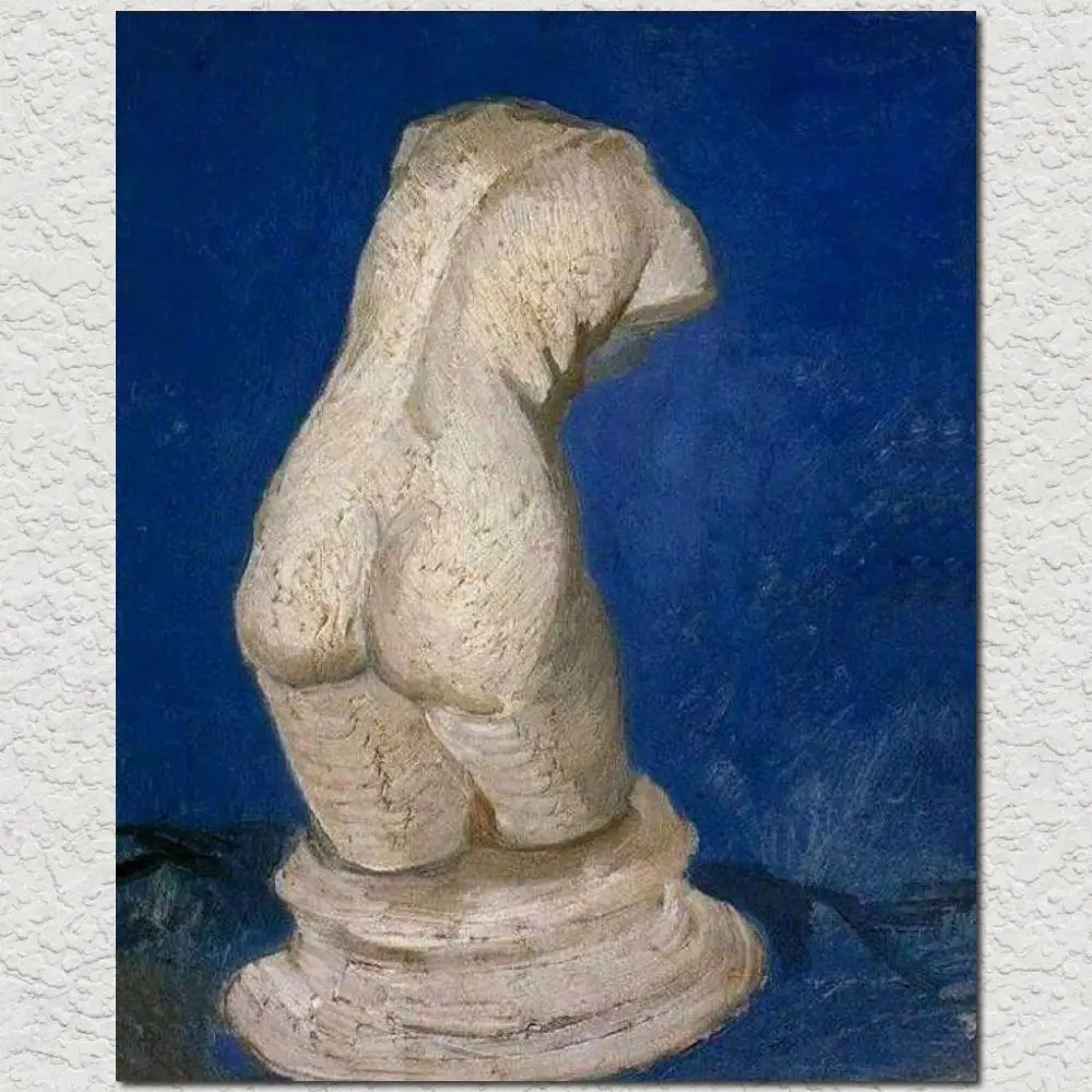 

High Quality Vincent Van Gogh Modern Art Plaster Statuette Female Torso Oil Paintings Reproduction Hand Painted for New House