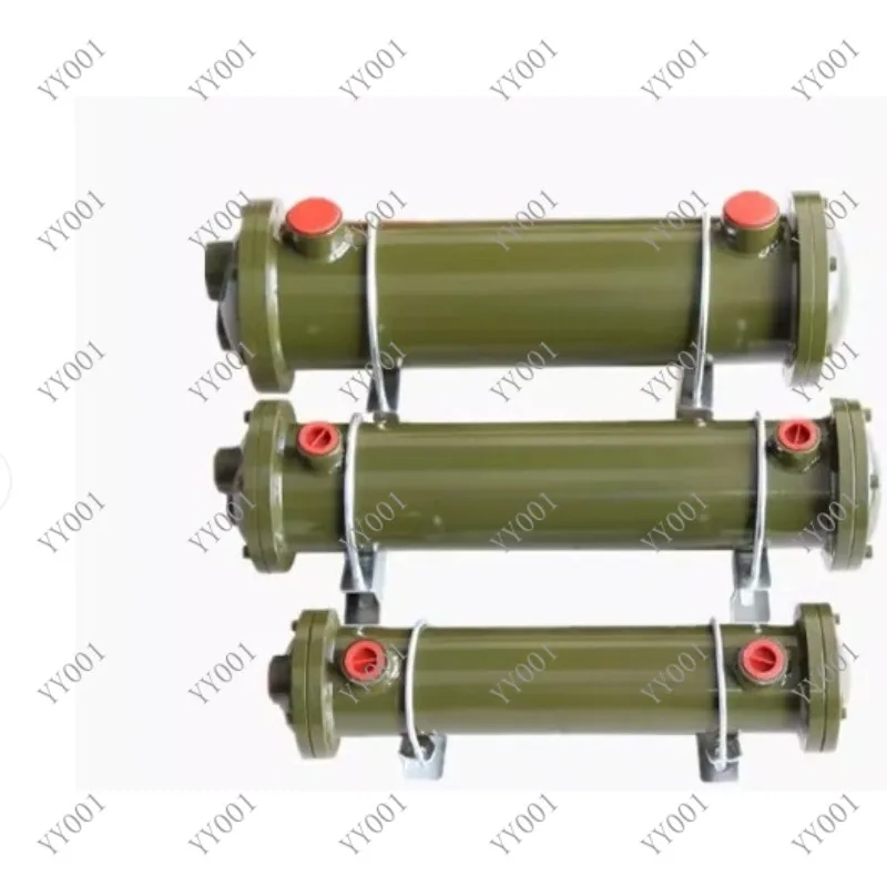 Hydraulic Oil Cooler Shell and Tube Heat Exchanger Oil-Water Cooling Radiator Industrial Use