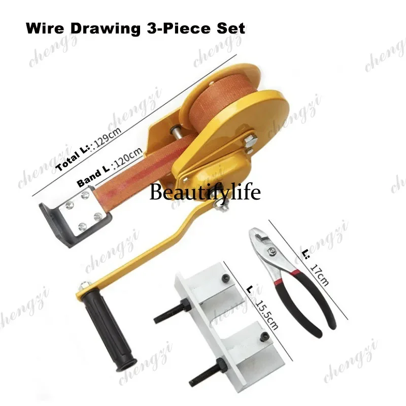 Desktop Small Manual Wire Drawing Bench Jewelry Wire Making Forming Machine Jewellery Tools Gold Silver Wire Pulling Draw Benchh view 4