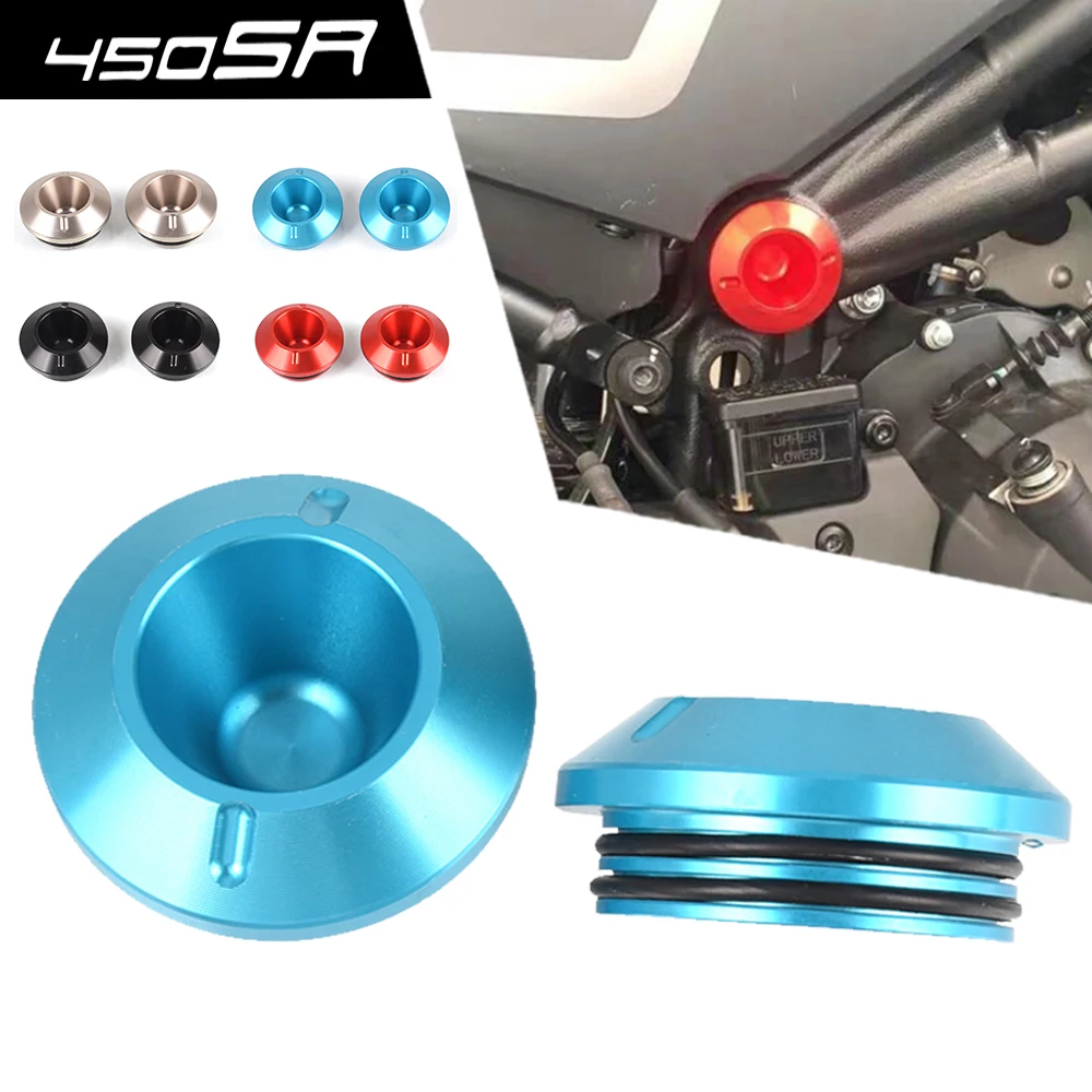 

FOR CFMOTO 450SR 450 SR 2022 2023 2024 Motorcycle Accessories CNC Alumiunm Frame Hole Cap Plug Frame Insert Swingarm bolt Cover