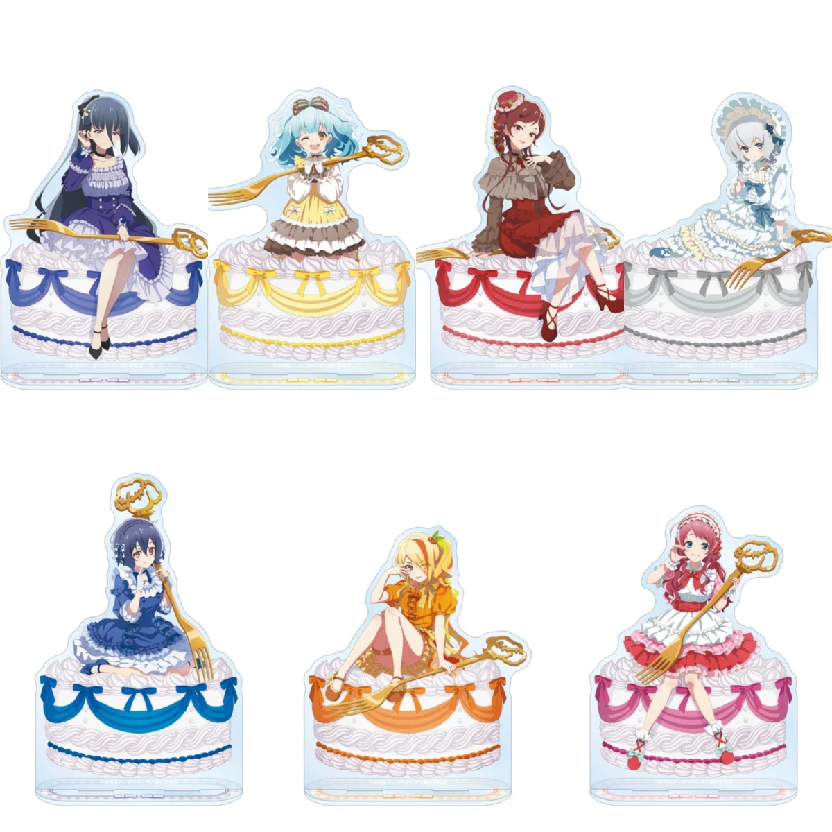 Anime ZOMBIE LAND SAGA 15CM Acrylic Stand Model Keychain Characters Ornament Accesorios Goods Collection Gifts